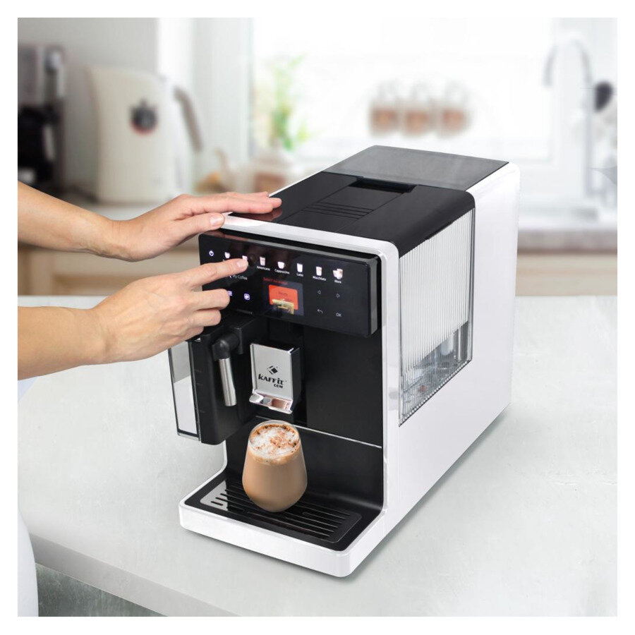 Кофемашина KAFFIT A5 White белый/черный — фотография 4