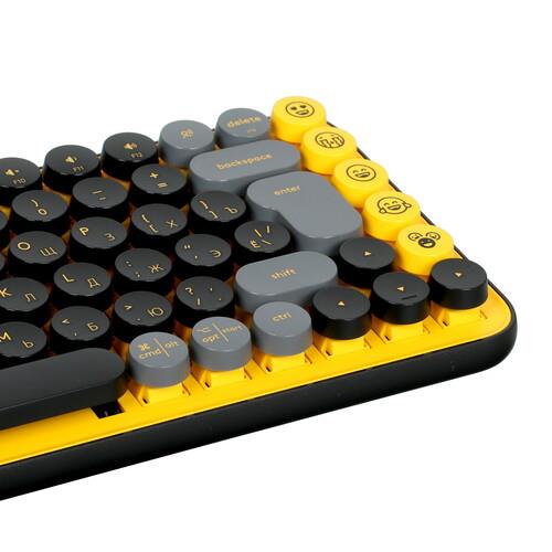 Клавиатура беспроводная Logitech POP Keys Клавиатура беспроводная Logitech POP Keys — Подсветка и детали исполнения