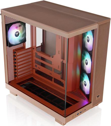 Корпус Thermaltake View 380 XL TG ARGB Gravel Sand [CA-11E-00MGWN-00] коричневый