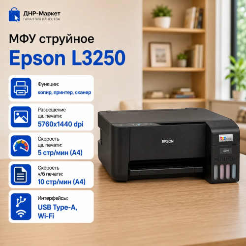 МФУ струйное Epson L3250
