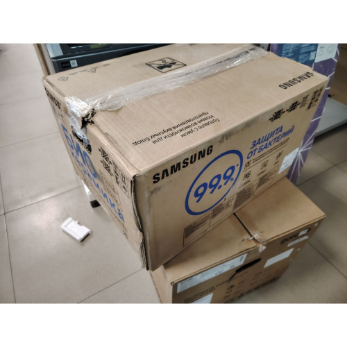 УЦ Микроволновая печь Samsung MS23F301TQW белый (плохая упаковка, б/у, нет гар.талона, замена магнетрона)