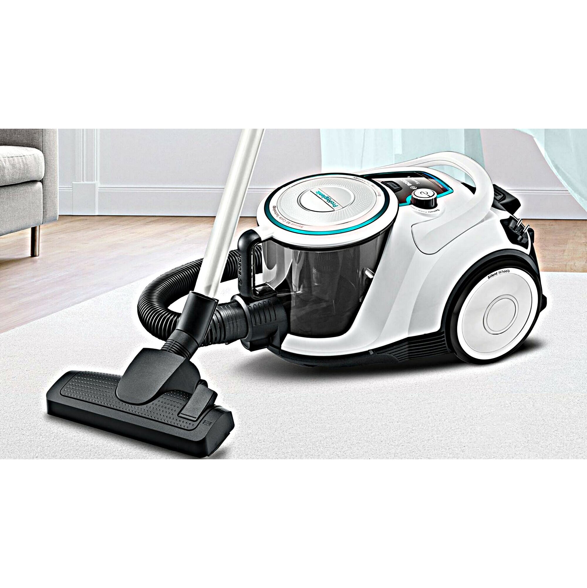 Пылесос Bosch BGS41HYG1 белый/черный — фото 2