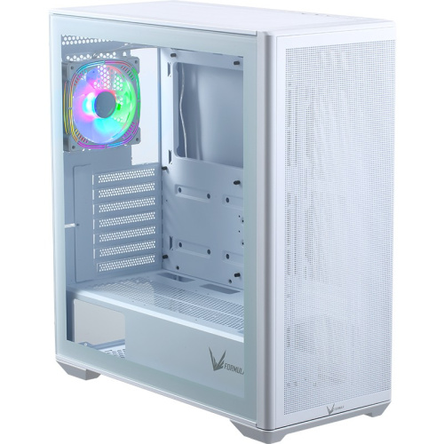 Корпус Formula Air Power G5 Plus белый без БП ATX 1x120mm 2xUSB2.0 1xUSB3.1 audio bott PSU