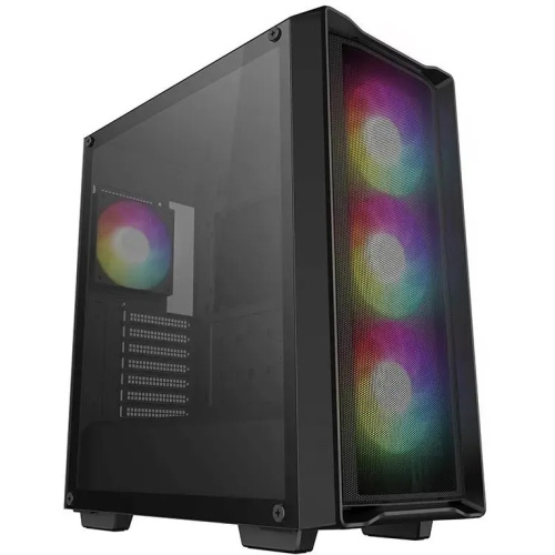 Корпус Deepcool CC560 MESH V2 черный (R-CC560-BKAMA4-G-2) без БП ATX 8x120mm 5x140mm 1xUSB2.0 audio bott PSU