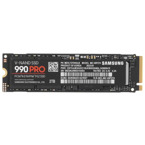 2000 ГБ M.2 NVMe накопитель Samsung 990 PRO [MZ-V9P2T0BW]