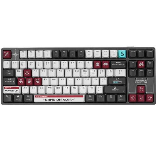 Клавиатура проводная + беспроводная A4Tech Bloody WS87 Pixels Red Клавиатура проводная + беспроводная A4Tech Bloody WS87 Pixels Red — Клавиши, переключатели и раскладка