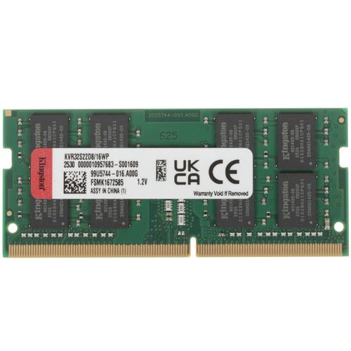 Оперативная память SODIMM Kingston ValueRAM [KVR32S22D8/16WP] 16 ГБ
