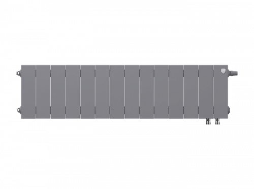Биметаллический радиатор отопления  Royal Thermo Pianoforte 200 14 Секций Silver Satin Vdr