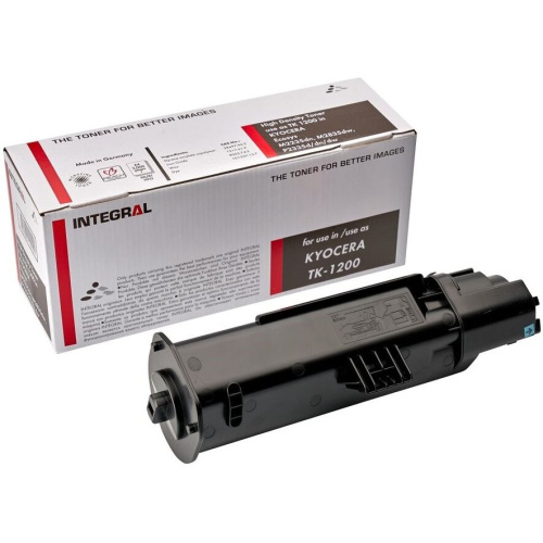 Тонер-картридж Integral TK-1200 (12100098) чёрный для Kyocera Ecosys P2335d/P2335dn/P2335dw/M2235dn/M2735dn/M2835dw (3000 стр.) с чипом
