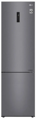 Холодильник с морозильником LG GA-B509CLSL серый