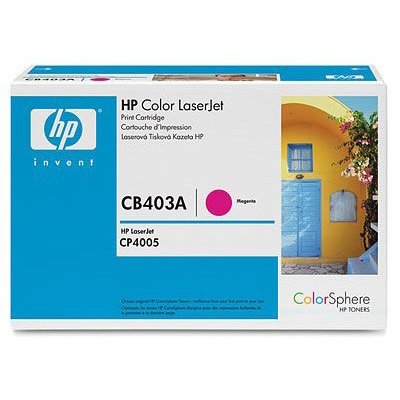 Картридж лазерный HP 642A CB403A пурпурный (7500стр.) для HP CLJ CP4005