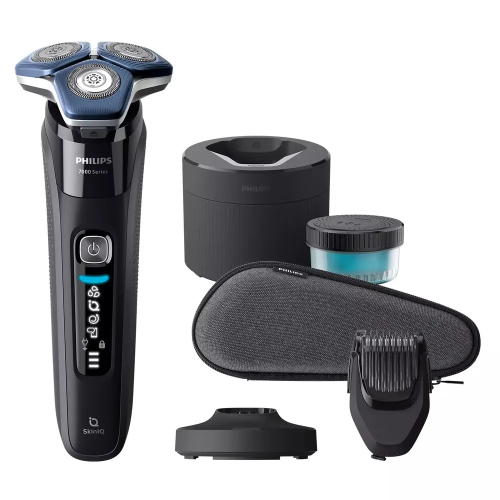 Бритва роторная Philips S7886/58 реж.эл. 3 питан. аккум. черный