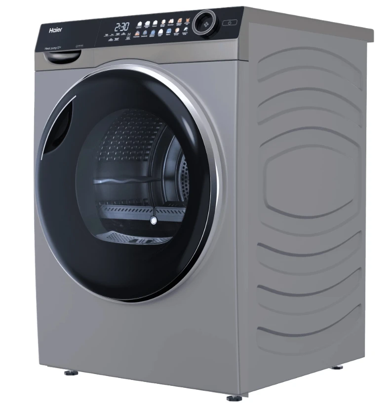 Сушильная машина Haier HD100-A2378S серебристый Сушильная машина Haier HD100-A2378S серебристый — Корпус и элементы управления