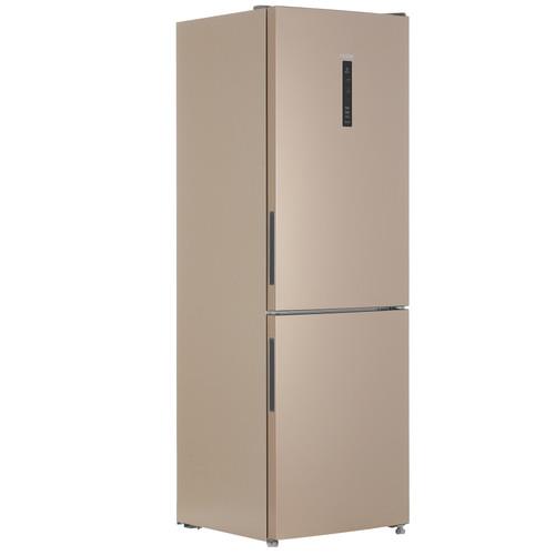 Холодильник с морозильником   Haier CEF535AGG золотистый