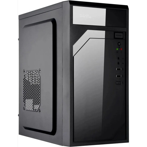 Корпус KingPrice KPCC-MN208 черный без БП mATX 1x80mm 2x120mm 2xUSB2.0 audio