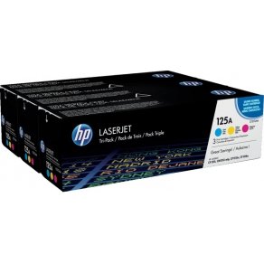 Картридж лазерный HP 126A CF341A голубой/пурпурный/желтый набор (1000стр.) для HP LJ CP1025