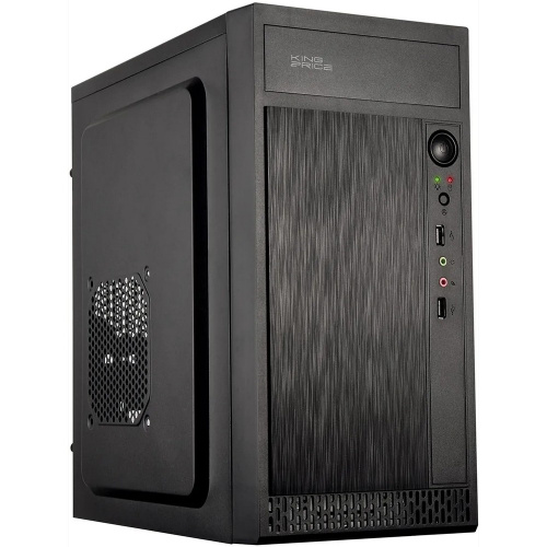 Корпус KingPrice KPCC-MN211 черный без БП mATX 1x80mm 2x120mm 2xUSB2.0 audio