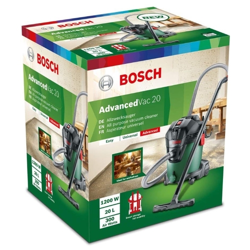 Строительный пылесос Bosch AdvancedVac20 зеленый — фотография 2