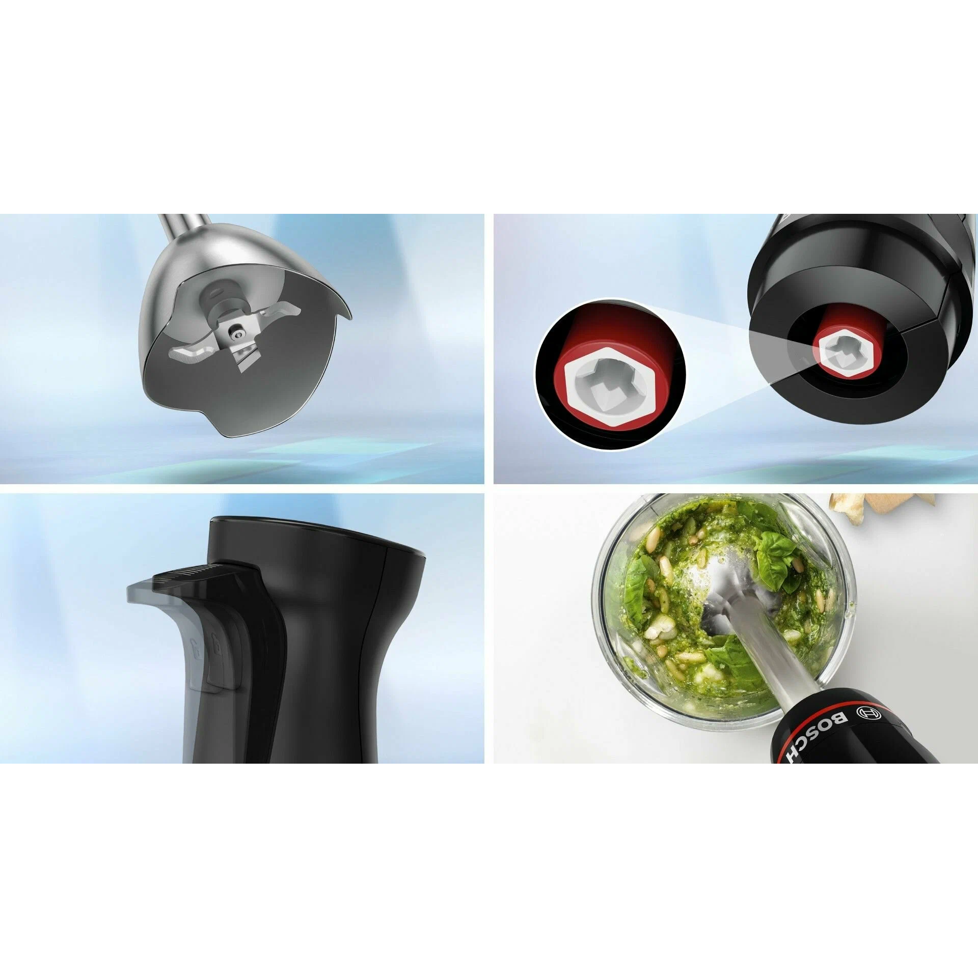 Блендер погружной Bosch MSM4B621 черный — фотография 4