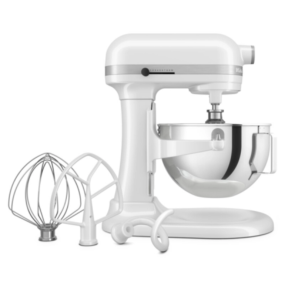 Миксер KitchenAid Heavy Duty 5KSM55SXXEWH белый — фотография 2