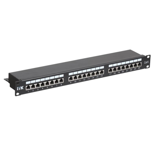 Патч-панель ITK 1U (PP24-1UC6S-D05)
