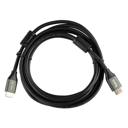 Кабель аудио-видео Buro HDMI (m)/HDMI (m) 3м. феррит.кольца Позолоченные контакты черный (BHP-HDMI-2.1-3G)