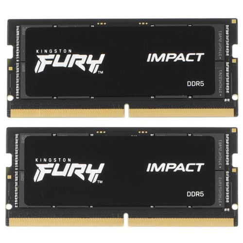 Оперативная память SODIMM Kingston FURY Impact [KF556S40IBK2-64] 64 ГБ