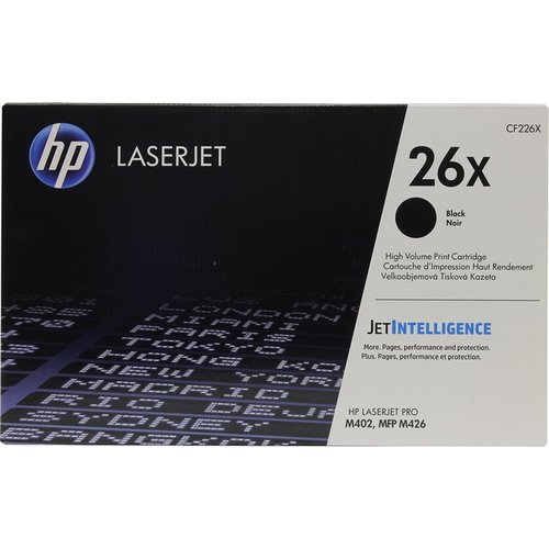 Картридж лазерный HP 26X CF226X черный (9000стр.) для HP LJ Pro M402/M426