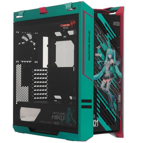 Корпус ASUS ROG Strix Helios II Hatsune Miku Edition [90DC00W0-B39010] бирюзовый