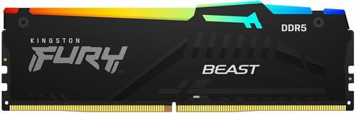 Оперативная память Kingston FURY Beast Black RGB [KF556C40BBA-16] 16 ГБ