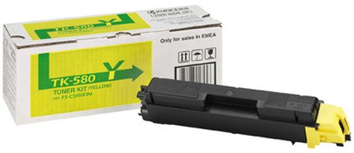 Тонер-картридж Kyocera 1T02KTANL0 TK-580Y 2 800 стр. Yellow для FS-C5150DN