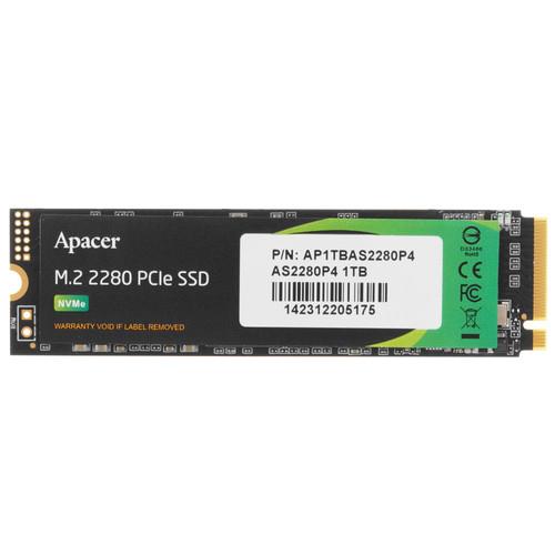 1000 ГБ M.2 NVMe накопитель Apacer AS2280P4 [AP1TBAS2280P4-1]