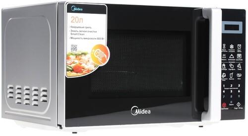 Микроволновая печь Midea EG820CXX серебристый Микроволновая печь Midea EG820CXX серебристый — Дополнительный ракурс