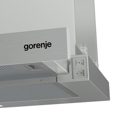 Вытяжка телескопическая Gorenje TH60E5X серебристый/серебристый Вытяжка телескопическая Gorenje TH60E5X серебристый/серебристый — Внешний вид с другого ракурса
