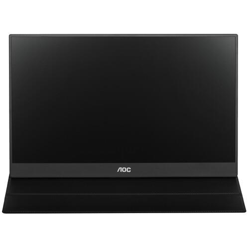 15.6" Монитор AOC 16T20 черный 15.6" Монитор AOC 16T20 черный — Видеоразъёмы и органы управления