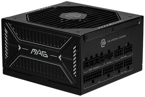 Блок питания MSI MAG A1000GLS PCIE5 [306-7ZPIX11-CE0] черный