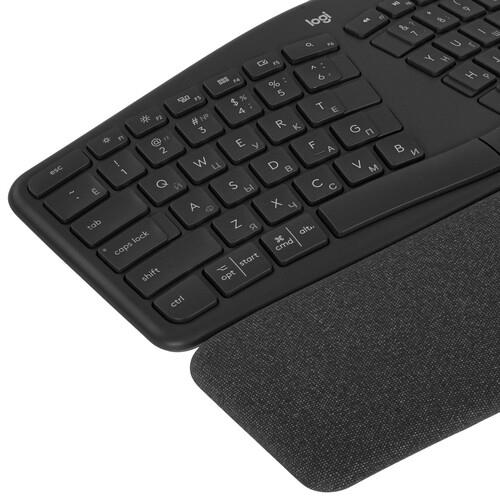 Клавиатура беспроводная Logitech K860 Клавиатура беспроводная Logitech K860 — Профиль корпуса и эргономика