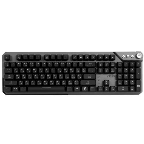 Клавиатура проводная MSI STRIKE 600 Клавиатура проводная MSI STRIKE 600 — Клавиши, переключатели и раскладка
