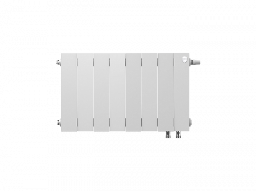 Биметаллический радиатор отопления  Royal Thermo Pianoforte 300 8 Секций Bianco Traffico Vdr