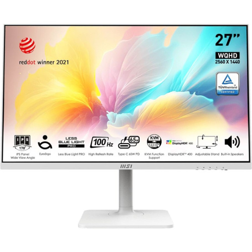 Монитор MSI Modern MD272QXPW (9S6-3PB19H-225) белый