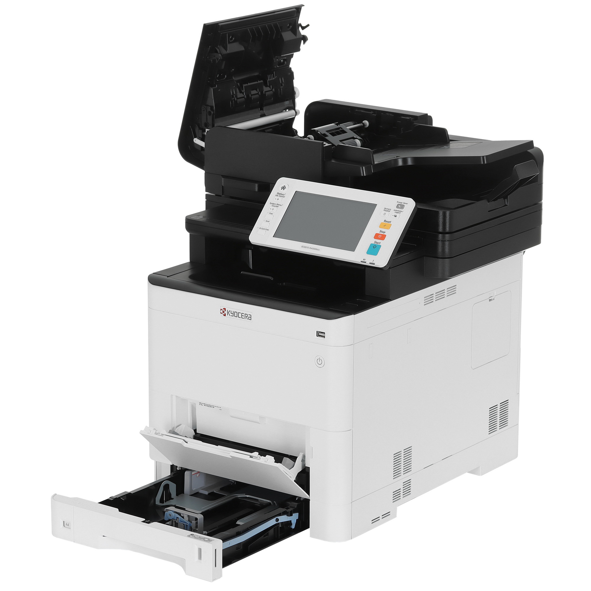 МФУ лазерное Kyocera MA3500cix МФУ лазерное Kyocera MA3500cix — Разъёмы и способы подключения
