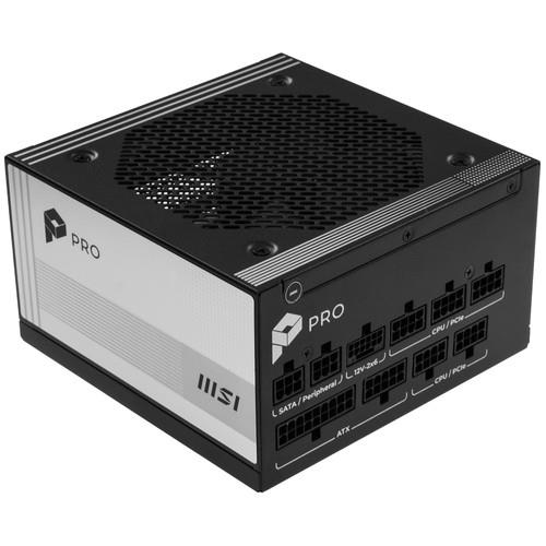 Блок питания MSI PRO A850PL PCIE5 [306-7ZPLY11-HD8] черный