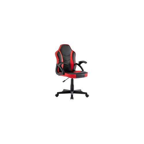 Кресло игровое BRABIX Shark GM-203 (532512) экокожа, черное/красное