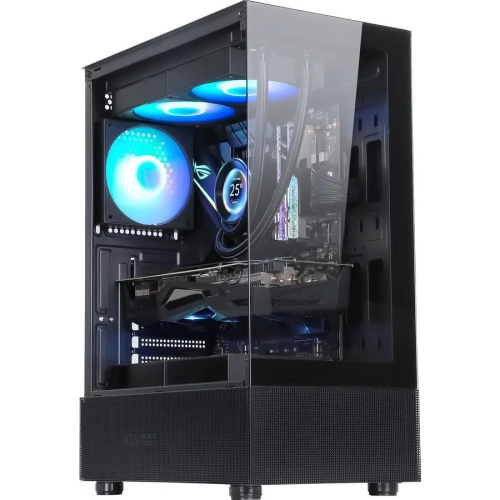 Корпус Formula Crystal Z1 черный без БП ATX 2xUSB2.0 1xUSB3.0 audio bott PSU