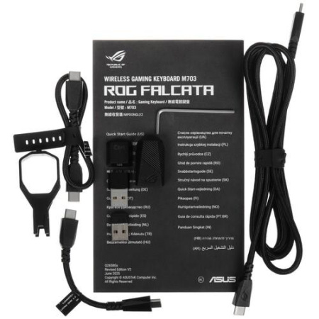 Клавиатура  проводная + беспроводная ASUS M703 ROG Falcata
