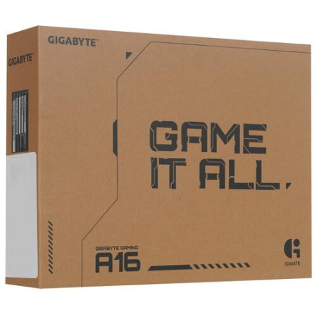 16" Ноутбук GIGABYTE GAMING A16 черный