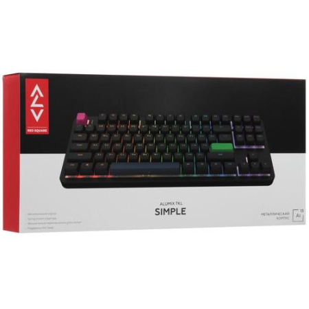 Клавиатура проводная Red Square Alumix TKL Simple