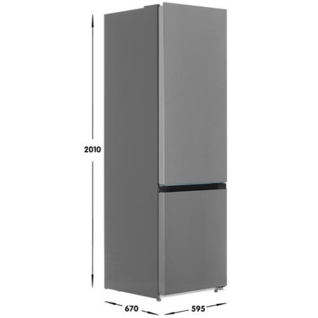 Холодильник с морозильником   Midea MDRB599MMF46 серебристый