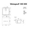Мойка Weissgauff WG 50507 Deep Black