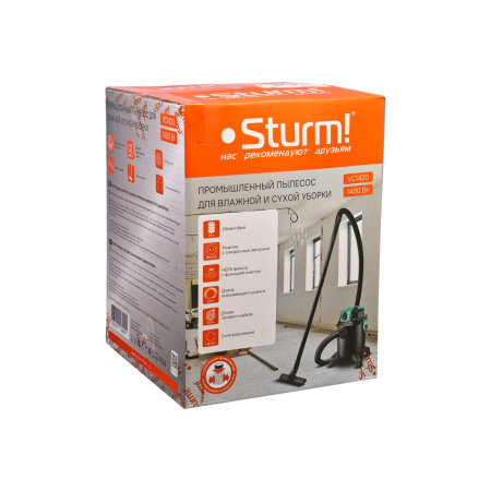 Промышленный пылесос Sturm! VC1420 1400Вт